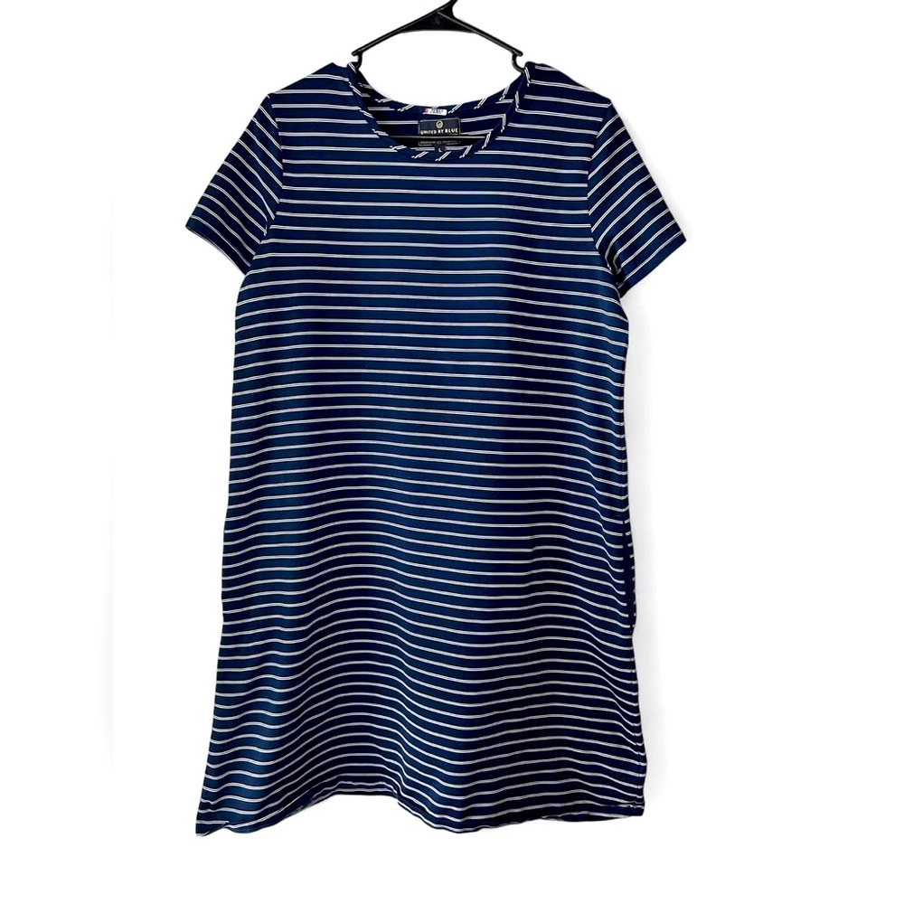 United By Blue Navy and‎ White Striped Dress